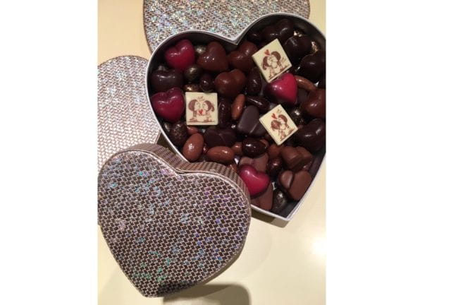 Les chocolats de la Saint-Valentin chez Le Pralin.