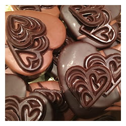 Chocolat Le Pralin pour la Saint-Valentin.